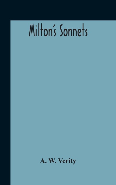 MiltonS Sonnets