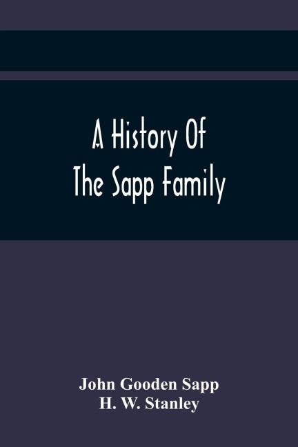A History Of The Sapp Family