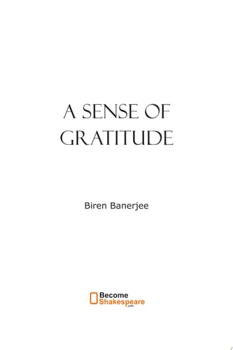 A Sense of Gratitude