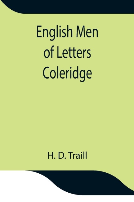 English Men Of Letters; Coleridge