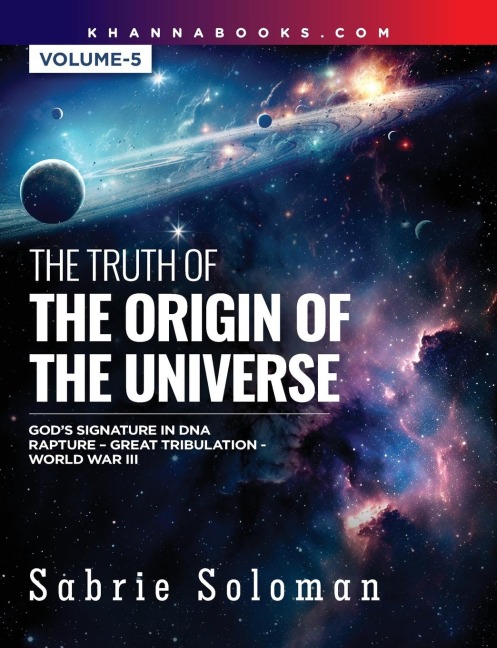 THE TRUTH OF THE ORIGIN OF THE UNIVERSE GODS SIGNATURE IN DNAS CODE THE RAPTURE BEFORE THE UNIVERSAL GREAT TRIBULATION AND WORLD WAR III Volume 5