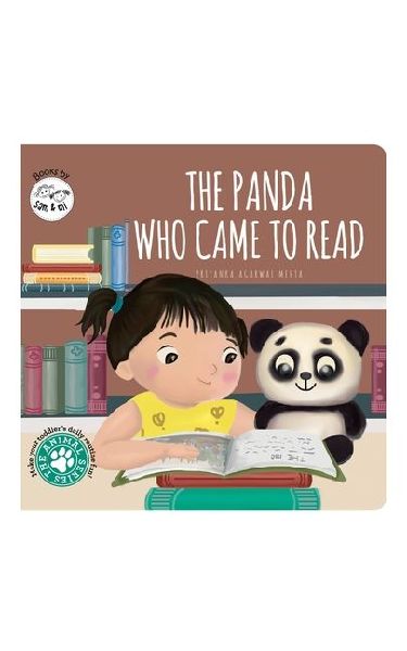The Panda Who Came to Read: Short Story Toddler Book for Daily Routine Baby Board Book to Encourage Reading Birthday Gift for Kids, Infants, and Newborns (Ages 0-4)