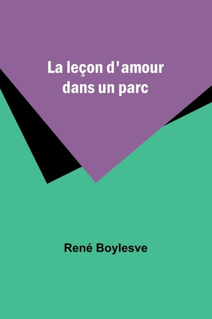 La leçon damour dans un parc
