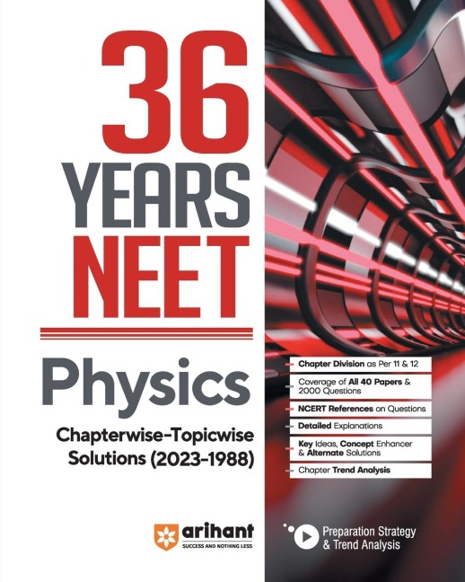 36 Years Chapterwise Topicwise Solutions NEET Physics 1988-2023