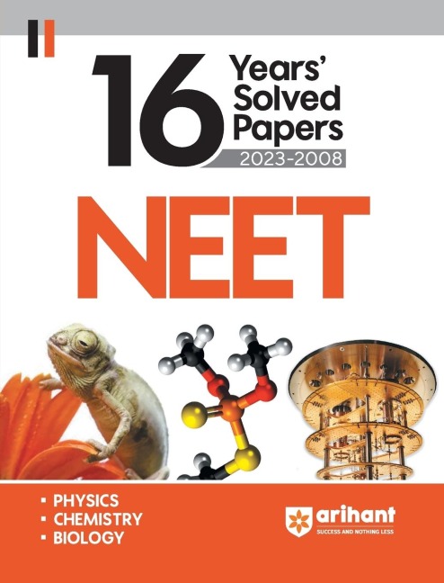 16 Years NEET Solved Papers 2023-2008