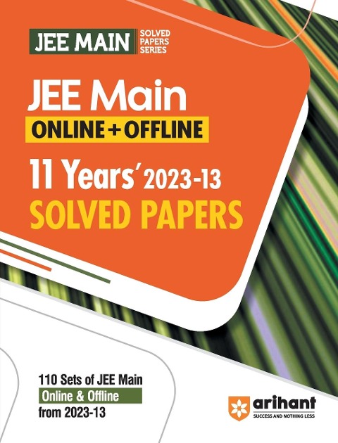 11 Years JEE MAIN Solved Paper (2013-2023) Online & Offline
