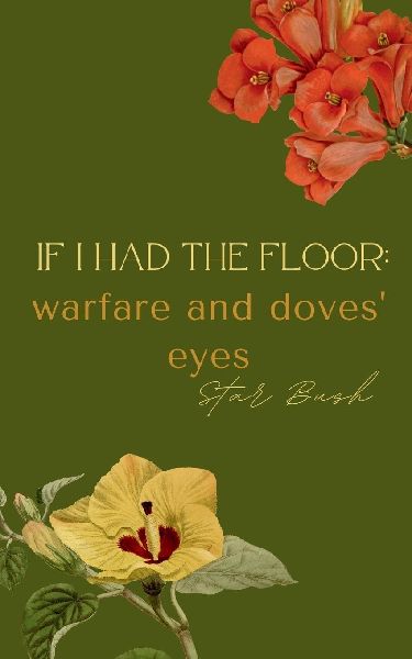 IF I HAD THE FLOOR: warfare and doves eyes