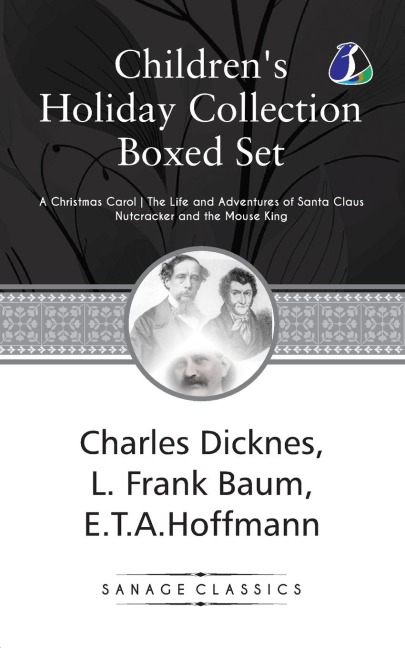 Childrens Holiday Collection Boxed Set (A Christmas Carol, The Life and Adventures of Santa Claus, Nutcracker and the Mouse King) Set of 3 Books [Paperback]
