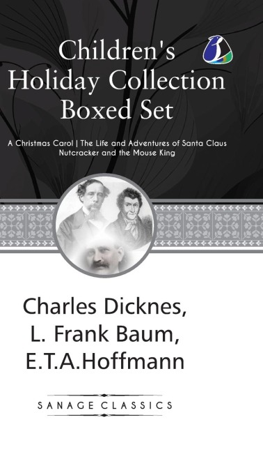 Childrens Holiday Collection Boxed Set (A Christmas Carol, The Life and Adventures of Santa Claus, Nutcracker and the Mouse King) Set of 3 Books -  [DELUXE HARCOVER EDITION)