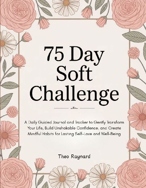 75 Day Soft Challenge: A Daily Guided Journal and Tracker to Gently Transform Your Life, Build Unshakable Confidence, and Create Mindful Habits for Lasting Self-Love and Well-Being.