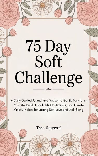 75 Day Soft Challenge: A Daily Guided Journal and Tracker to Gently Transform Your Life, Build Unshakable Confidence, and Create Mindful Habits for Lasting Self-Love and Well-Being.