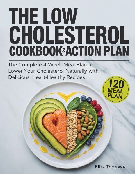 The Low Cholesterol Cookbook and Action Plan: The complete 4-week meal plan to lower your cholesterol naturally with delicious, heart-healthy recipes