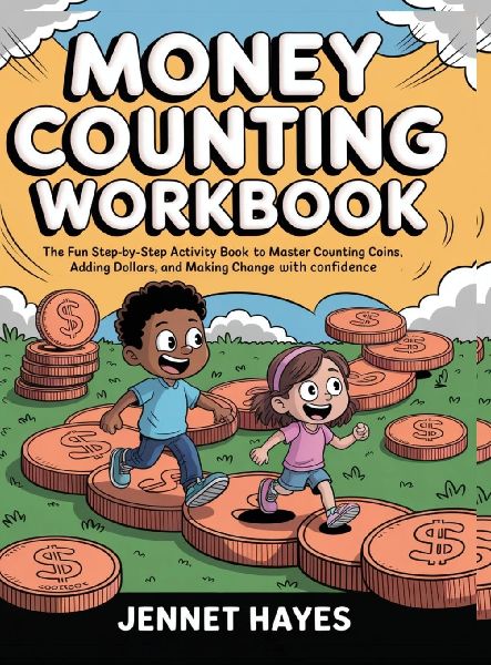 Money Counting Workbook: The fun step-by-step activity book to master counting coins, adding dollars, and making change with confidence (Money skills for kids)