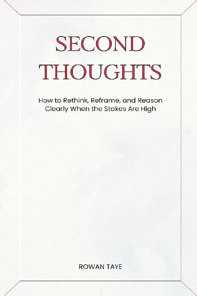 Second Thoughts: How to Rethink, Reframe, and Reason Clearly When the Stakes Are High