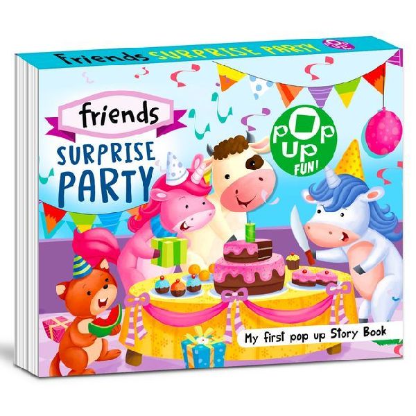 Friends Surprise Party Pop-Up Story Book