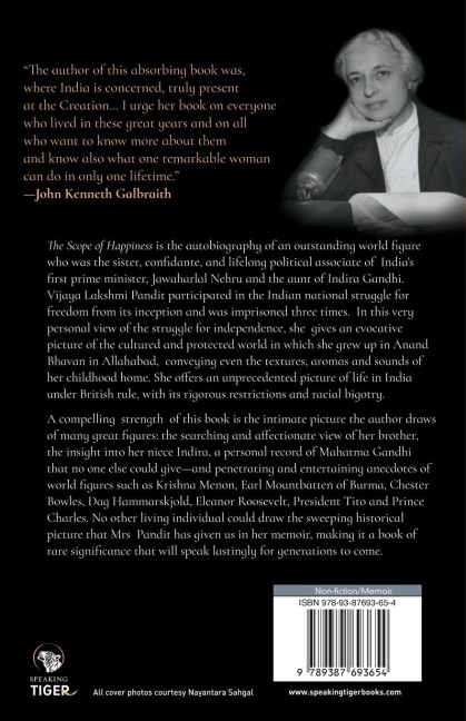 The Scope of Happiness: A Personal Memoir