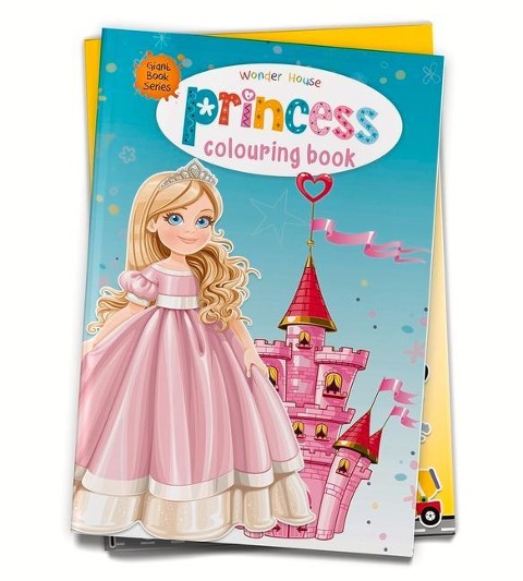 Princess Colouring Book (Giant Book Series): Jumbo Sized Colouring Books