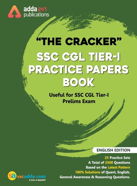 The Cracker SSC CGL Tier I Practice Papers Book ( In English Printed Edition)
