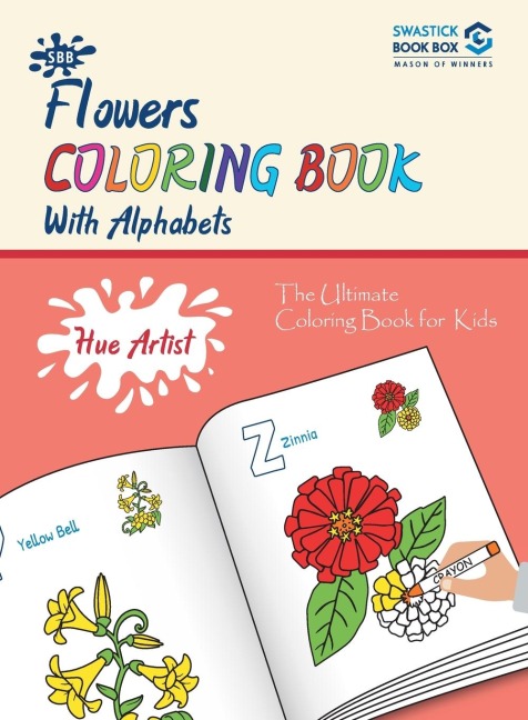 SBB Hue Artist - Flowers Colouring Book
