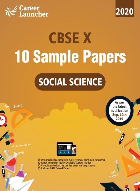 CBSE 2020: Class X - 10 Sample papers - Social Science