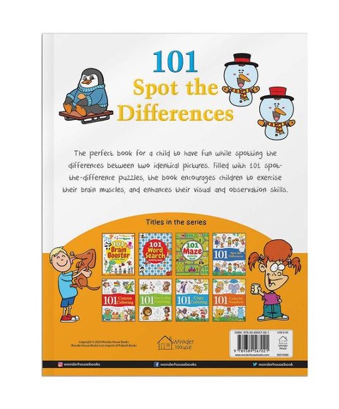 101 Spot the Differences: Fun Activity Books for Children