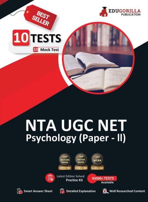 NTA UGC NET/JRF Psychology Book 2023 - Concerned Subject: Paper II (English Edition) - 10 Mock Tests (1000 Solved Questions) with Free Access to Online Tests
