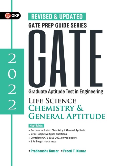 GATE 2022: Life Science Chemistry & General Aptitude - Guide By GKP