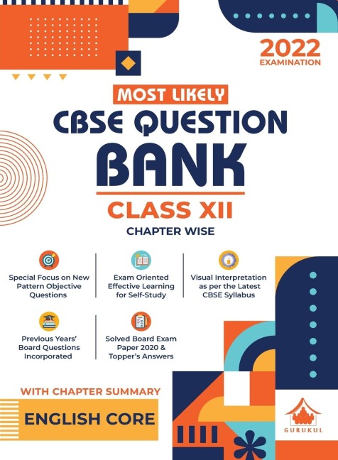 Most Likely Question Bank - English Core: CBSE Class 12 for 2022 Examination