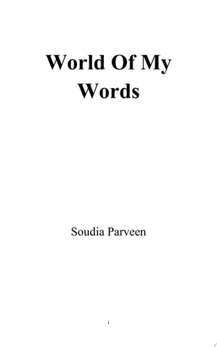 WORLD OF MY WORDS