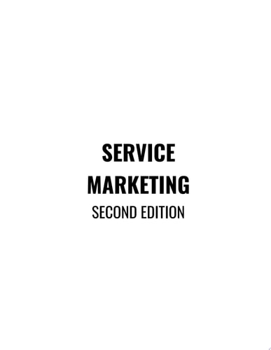 Service Marketing Edition 2