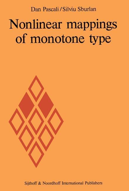 Nonlinear mappings of monotone type