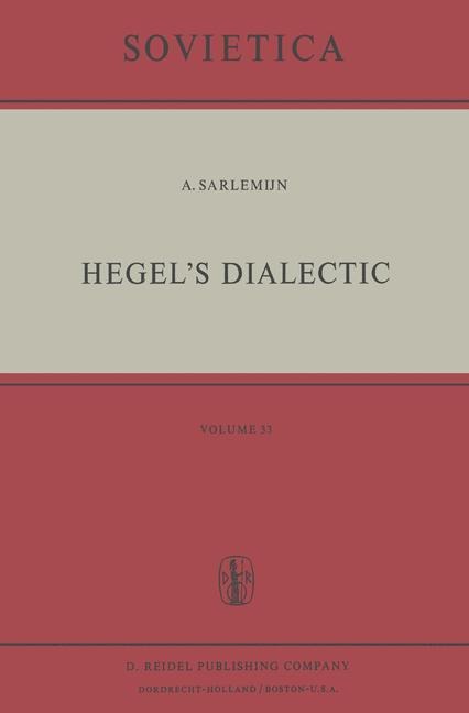Hegels Dialectic: Translated from the German by Peter Kirschemann