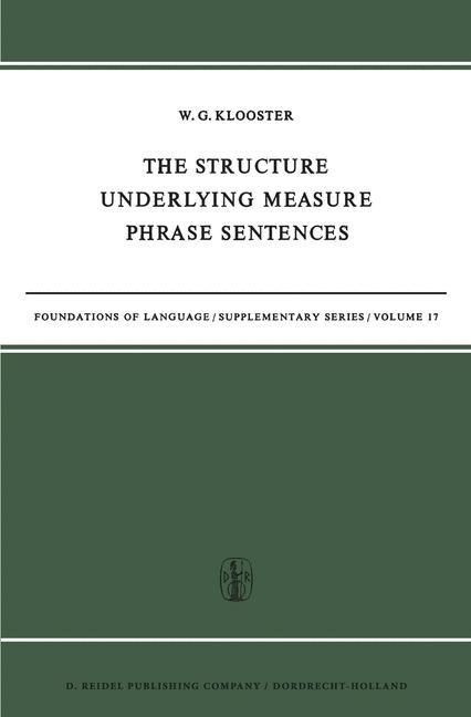 The Structure Underlying Measure Phrase Sentences