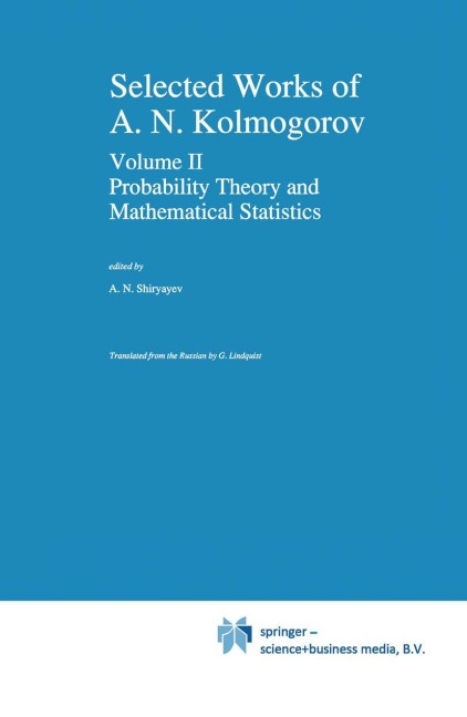 Selected Works II: Probability Theory and Mathematical Statistics