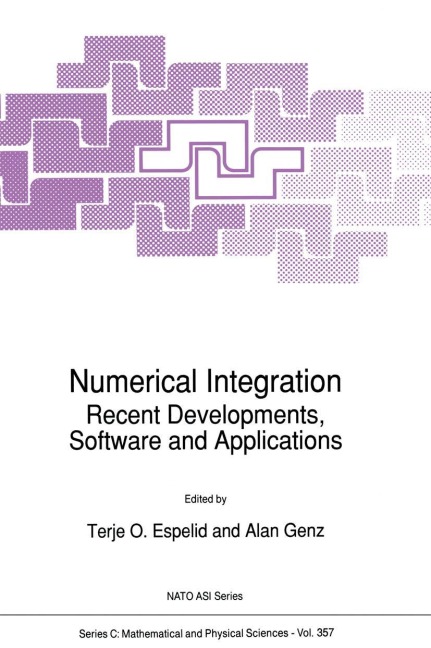 Numerical Integration: Recent Developments, Software and Applications