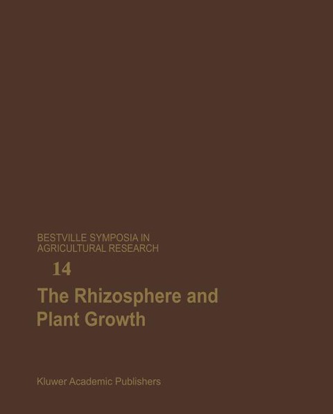 The Rhizosphere and Plant Growth: Papers Presented at a Symposium Held May 8-11, 1989, at the Beltsville Agricultural Research Center (Barc), Beltsville, Maryland