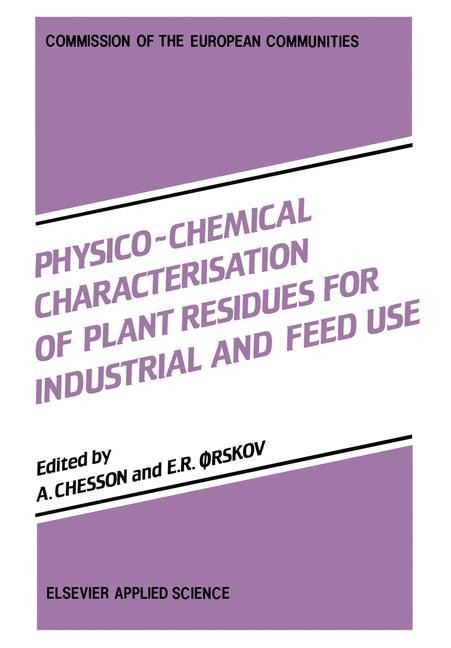 Physico-Chemical Characterisation of Plant Residues for Industrial and Feed Use