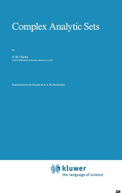 Complex Analytic Sets