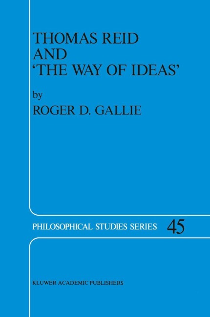 Thomas Reid and The Way of Ideas