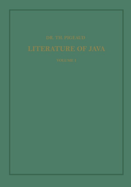 Synopsis of Javanese Literature 900-1900 A.D.