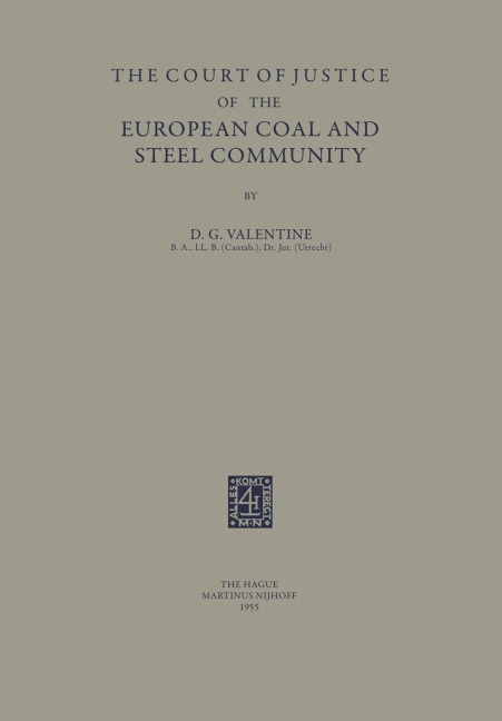 The Court of Justice of the European Coal and Steel Community