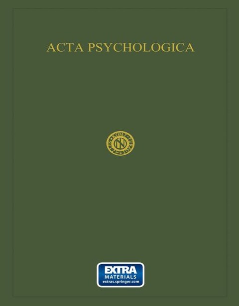 Acta Psychologica: Volume III