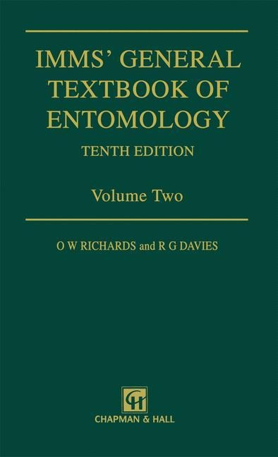 Imms General Textbook of Entomology: Volume 2: Classification and Biology