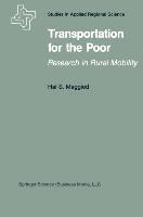 Transportation for the Poor: Research in Rural Mobility