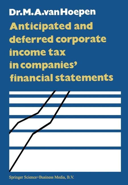 Anticipated and Deferred Corporate Income Tax in Companies Financial Statements