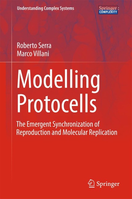 Modelling Protocells: The Emergent Synchronization of Reproduction and Molecular Replication