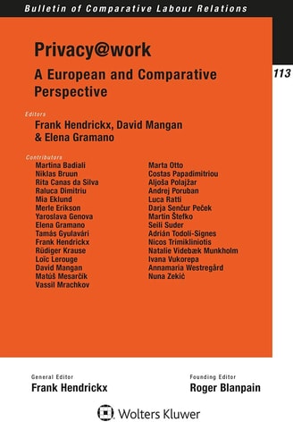 Privacy@work A European and Comparative Perspective