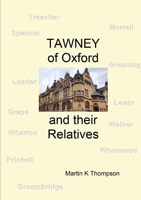 TAWNEY of Oxford: and their Relatives