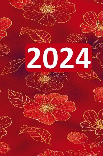 Monatsplaner 2024 mit Datum: 2024 Dated Monthly Planner