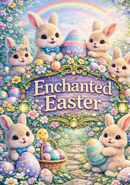 Enchanted Easter: Coloringbook for adults